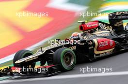 Romain Grosjean (FRA), Lotus F1 Team  23.11.2013. Formula 1 World Championship, Rd 19, Brazilian Grand Prix, Sao Paulo, Brazil, Qualifying Day.