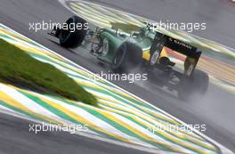 Giedo van der Garde (NDL), Caterham F1 Team  23.11.2013. Formula 1 World Championship, Rd 19, Brazilian Grand Prix, Sao Paulo, Brazil, Qualifying Day.