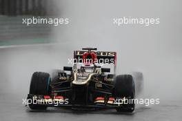 Heikki Kovalainen (FIN) Lotus F1 E21. 23.11.2013. Formula 1 World Championship, Rd 19, Brazilian Grand Prix, Sao Paulo, Brazil, Qualifying Day.