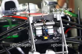 McLaren MP4-28 detail. 23.11.2013. Formula 1 World Championship, Rd 19, Brazilian Grand Prix, Sao Paulo, Brazil, Qualifying Day.