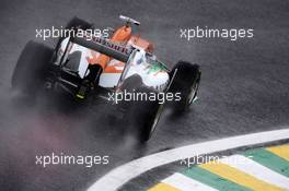 Paul di Resta (GBR) Sahara Force India VJM06. 23.11.2013. Formula 1 World Championship, Rd 19, Brazilian Grand Prix, Sao Paulo, Brazil, Qualifying Day.