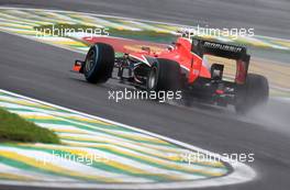 Max Chilton (GBR), Marussia F1 Team  23.11.2013. Formula 1 World Championship, Rd 19, Brazilian Grand Prix, Sao Paulo, Brazil, Qualifying Day.