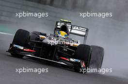 Esteban Gutierrez (MEX) Sauber C32. 23.11.2013. Formula 1 World Championship, Rd 19, Brazilian Grand Prix, Sao Paulo, Brazil, Qualifying Day.