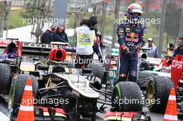 Mark Webber (AUS) Red Bull Racing. 23.11.2013. Formula 1 World Championship, Rd 19, Brazilian Grand Prix, Sao Paulo, Brazil, Qualifying Day.