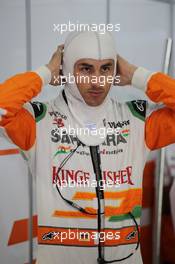 Adrian Sutil (GER) Sahara Force India F1. 23.11.2013. Formula 1 World Championship, Rd 19, Brazilian Grand Prix, Sao Paulo, Brazil, Qualifying Day.
