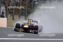 Mark Webber (AUS) Red Bull Racing RB9. 23.11.2013. Formula 1 World Championship, Rd 19, Brazilian Grand Prix, Sao Paulo, Brazil, Qualifying Day.