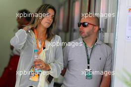 Rafaela Bassi (BRA), wife of Felipe Massa (BRA) Ferrari. 24.11.2013. Formula 1 World Championship, Rd 19, Brazilian Grand Prix, Sao Paulo, Brazil, Race Day.