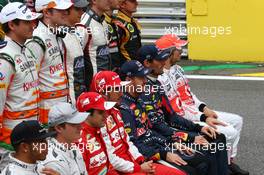 The drivers end of season photograph. 24.11.2013. Formula 1 World Championship, Rd 19, Brazilian Grand Prix, Sao Paulo, Brazil, Race Day.