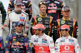Mark Webber (AUS), Red Bull Racing and Jenson Button (GBR), McLaren Mercedes  24.11.2013. Formula 1 World Championship, Rd 19, Brazilian Grand Prix, Sao Paulo, Brazil, Race Day.