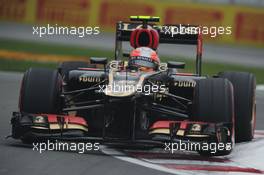 Romain Grosjean (FRA) Lotus F1 E21. 07.06.2013. Formula 1 World Championship, Rd 7, Canadian Grand Prix, Montreal, Canada, Practice Day.