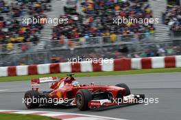 Fernando Alonso (ESP) Ferrari F138. 07.06.2013. Formula 1 World Championship, Rd 7, Canadian Grand Prix, Montreal, Canada, Practice Day.