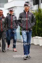 Esteban Gutierrez (MEX) Sauber. 07.06.2013. Formula 1 World Championship, Rd 7, Canadian Grand Prix, Montreal, Canada, Practice Day.