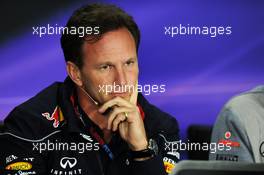 Christian Horner (GBR) Red Bull Racing Team Principal in the FIA Press Conference. 07.06.2013. Formula 1 World Championship, Rd 7, Canadian Grand Prix, Montreal, Canada, Practice Day.