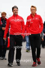 (L to R): Dave O'Neill (GBR) Marussia F1 Team Manager with Max Chilton (GBR) Marussia F1 Team. 07.06.2013. Formula 1 World Championship, Rd 7, Canadian Grand Prix, Montreal, Canada, Practice Day.