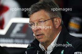 Ross Brawn (GBR) Mercedes AMG F1 Team Principal in the FIA Press Conference. 07.06.2013. Formula 1 World Championship, Rd 7, Canadian Grand Prix, Montreal, Canada, Practice Day.