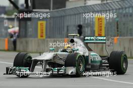 Lewis Hamilton (GBR) Mercedes AMG F1 W04. 07.06.2013. Formula 1 World Championship, Rd 7, Canadian Grand Prix, Montreal, Canada, Practice Day.