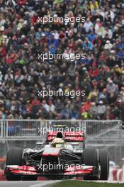 Sergio Perez (MEX) McLaren MP4-28. 07.06.2013. Formula 1 World Championship, Rd 7, Canadian Grand Prix, Montreal, Canada, Practice Day.