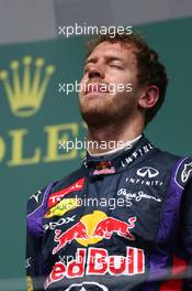 1st place for Sebastian Vettel (GER) Red Bull Racing. 09.06.2013. Formula 1 World Championship, Rd 7, Canadian Grand Prix, Montreal, Canada, Race Day.