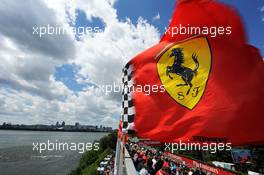 Ferrari flag. 09.06.2013. Formula 1 World Championship, Rd 7, Canadian Grand Prix, Montreal, Canada, Race Day.