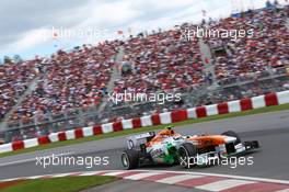 Adrian Sutil (GER) Sahara Force India VJM06. 09.06.2013. Formula 1 World Championship, Rd 7, Canadian Grand Prix, Montreal, Canada, Race Day.