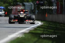 Romain Grosjean (FRA) Lotus F1 E21. 09.06.2013. Formula 1 World Championship, Rd 7, Canadian Grand Prix, Montreal, Canada, Race Day.