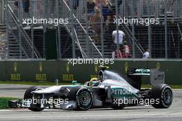 Lewis Hamilton (GBR) Mercedes AMG F1 W04. 09.06.2013. Formula 1 World Championship, Rd 7, Canadian Grand Prix, Montreal, Canada, Race Day.