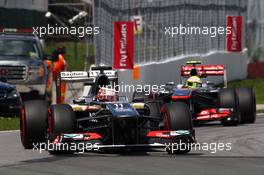 Nico Hulkenberg (GER) Sauber C32. 09.06.2013. Formula 1 World Championship, Rd 7, Canadian Grand Prix, Montreal, Canada, Race Day.