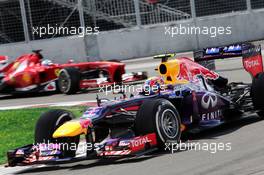 Mark Webber (AUS) Red Bull Racing RB9. 09.06.2013. Formula 1 World Championship, Rd 7, Canadian Grand Prix, Montreal, Canada, Race Day.