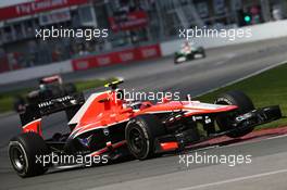 Max Chilton (GBR) Marussia F1 Team MR02. 09.06.2013. Formula 1 World Championship, Rd 7, Canadian Grand Prix, Montreal, Canada, Race Day.