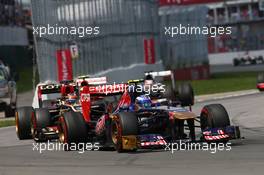 Daniel Ricciardo (AUS) Scuderia Toro Rosso STR8. 09.06.2013. Formula 1 World Championship, Rd 7, Canadian Grand Prix, Montreal, Canada, Race Day.