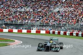Lewis Hamilton (GBR) Mercedes AMG F1 W04. 09.06.2013. Formula 1 World Championship, Rd 7, Canadian Grand Prix, Montreal, Canada, Race Day.