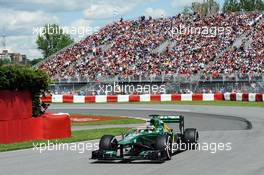 Charles Pic (FRA) Caterham CT03. 09.06.2013. Formula 1 World Championship, Rd 7, Canadian Grand Prix, Montreal, Canada, Race Day.