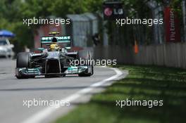 Lewis Hamilton (GBR) Mercedes AMG F1 W04. 09.06.2013. Formula 1 World Championship, Rd 7, Canadian Grand Prix, Montreal, Canada, Race Day.