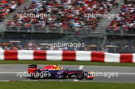 Mark Webber (AUS) Red Bull Racing RB9. 09.06.2013. Formula 1 World Championship, Rd 7, Canadian Grand Prix, Montreal, Canada, Race Day.