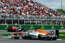 Paul di Resta (GBR) Sahara Force India VJM06. 09.06.2013. Formula 1 World Championship, Rd 7, Canadian Grand Prix, Montreal, Canada, Race Day.