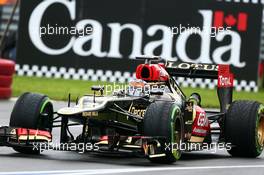 Kimi Raikkonen (FIN) Lotus F1 E21. 08.06.2013. Formula 1 World Championship, Rd 7, Canadian Grand Prix, Montreal, Canada, Qualifying Day.