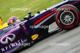 Sebastian Vettel (GER) Red Bull Racing RB9. 08.06.2013. Formula 1 World Championship, Rd 7, Canadian Grand Prix, Montreal, Canada, Qualifying Day.
