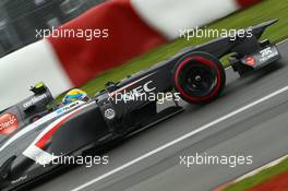 Esteban Gutierrez (MEX) Sauber C32. 08.06.2013. Formula 1 World Championship, Rd 7, Canadian Grand Prix, Montreal, Canada, Qualifying Day.