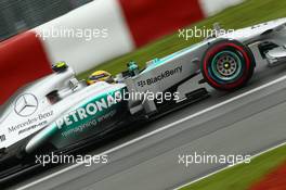 Lewis Hamilton (GBR) Mercedes AMG F1 W04. 08.06.2013. Formula 1 World Championship, Rd 7, Canadian Grand Prix, Montreal, Canada, Qualifying Day.