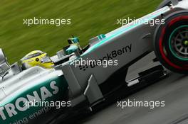 Nico Rosberg (GER) Mercedes AMG F1 W04. 08.06.2013. Formula 1 World Championship, Rd 7, Canadian Grand Prix, Montreal, Canada, Qualifying Day.