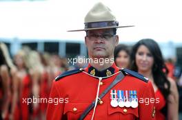 Canadian Mounted Policeman. 09.06.2013. Formula 1 World Championship, Rd 7, Canadian Grand Prix, Montreal, Canada, Race Day.