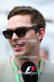 Nicholas Hoult (GBR) Actor. 09.06.2013. Formula 1 World Championship, Rd 7, Canadian Grand Prix, Montreal, Canada, Race Day.