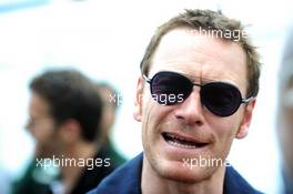 Michael Fassbender (IRE) Actor. 09.06.2013. Formula 1 World Championship, Rd 7, Canadian Grand Prix, Montreal, Canada, Race Day.
