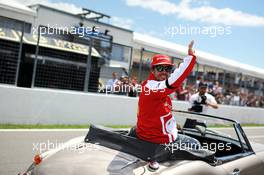 Fernando Alonso (ESP) Ferrari on the drivers parade. 09.06.2013. Formula 1 World Championship, Rd 7, Canadian Grand Prix, Montreal, Canada, Race Day.