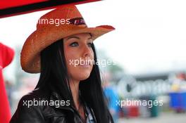 Paddock security girl. 06.06.2013. Formula 1 World Championship, Rd 7, Canadian Grand Prix, Montreal, Canada, Preparation Day.