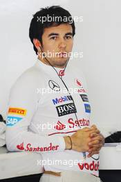 Sergio Perez (MEX) McLaren. 12.04.2013. Formula 1 World Championship, Rd 3, Chinese Grand Prix, Shanghai, China, Practice Day.