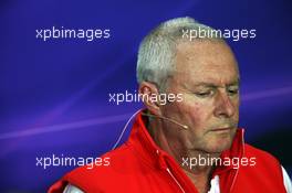 John Booth (GBR) Marussia F1 Team Team Principal in the FIA Press Conference. 12.04.2013. Formula 1 World Championship, Rd 3, Chinese Grand Prix, Shanghai, China, Practice Day.