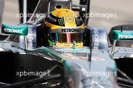 Lewis Hamilton (GBR) Mercedes AMG F1 W04. 12.04.2013. Formula 1 World Championship, Rd 3, Chinese Grand Prix, Shanghai, China, Practice Day.