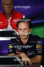 Christian Horner (GBR) Red Bull Racing Team Principal in the FIA Press Conference. 12.04.2013. Formula 1 World Championship, Rd 3, Chinese Grand Prix, Shanghai, China, Practice Day.