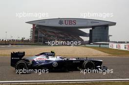Valtteri Bottas (FIN) Williams FW35. 12.04.2013. Formula 1 World Championship, Rd 3, Chinese Grand Prix, Shanghai, China, Practice Day.